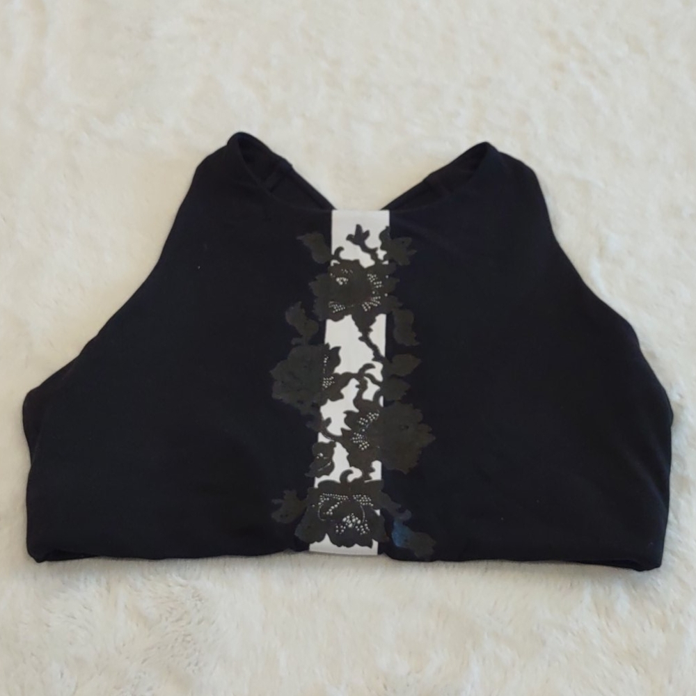 Athleta Rose Stripe Bra